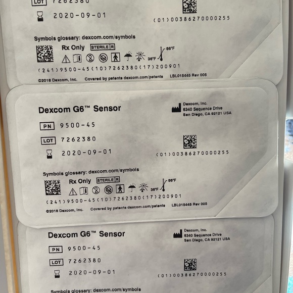 Other G6 3 Sensor Pack Expired 220 Poshmark